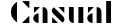 Casual logo
