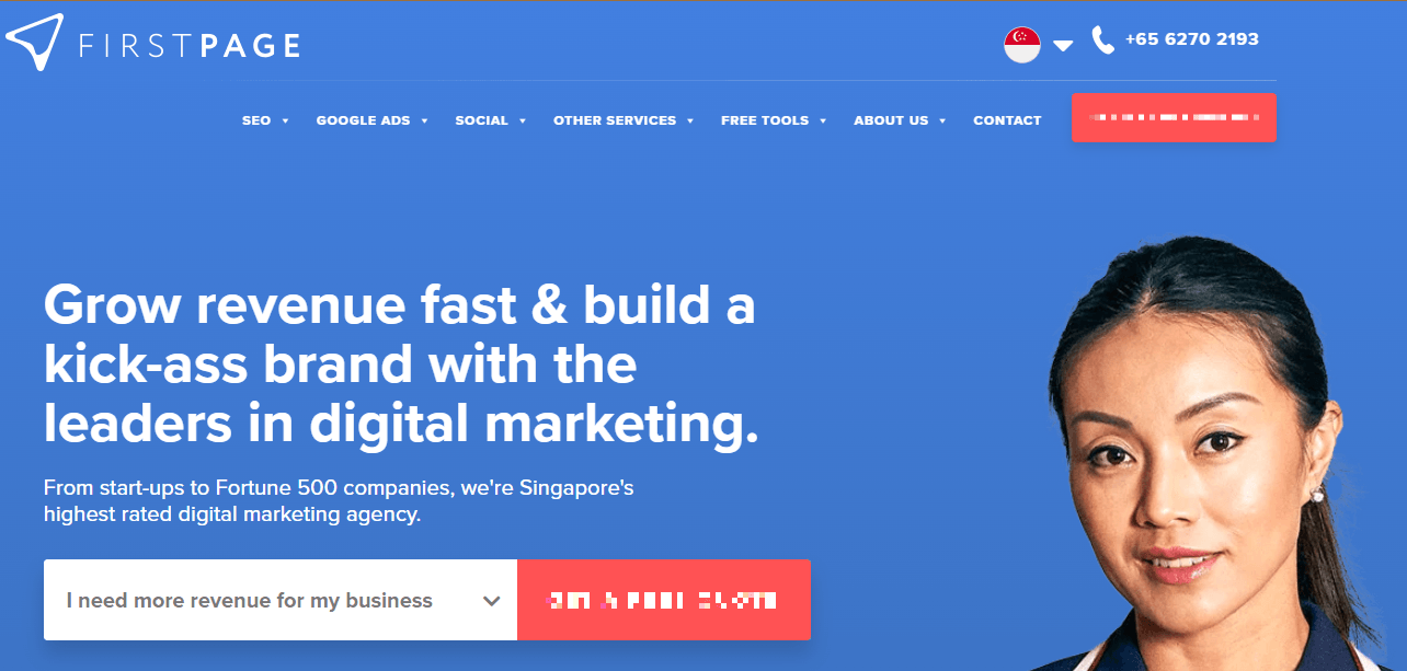 Firstpage Digital homepage