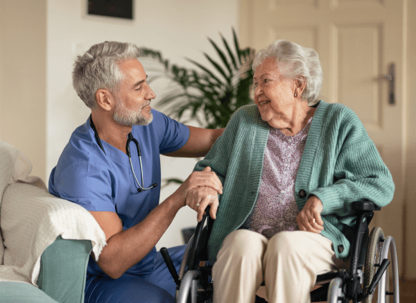 image of smiling patient looking at the dentist SBI 300731577 1 1