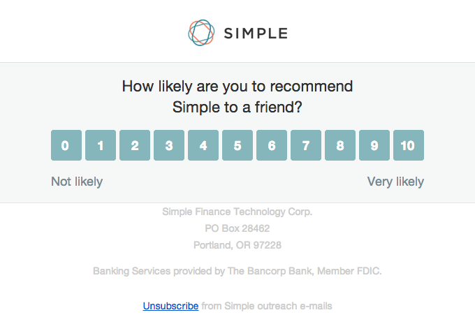 survey email simple