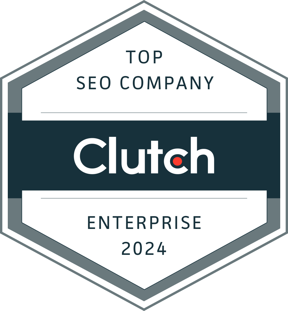 Top Clutch SEO Company Enterprise 2024 Award