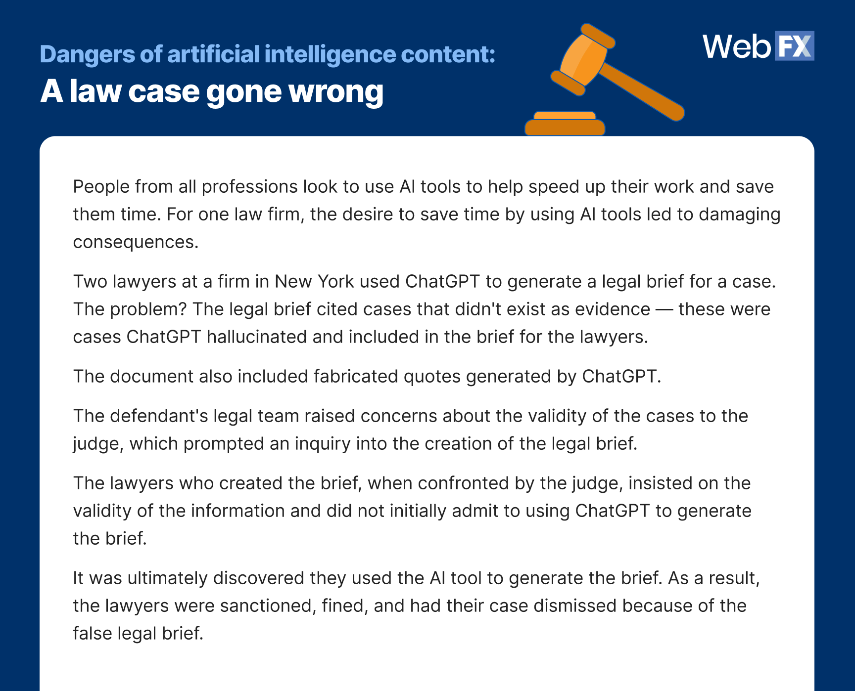Story about lawyers using ChatGPT and getting in legal trouble