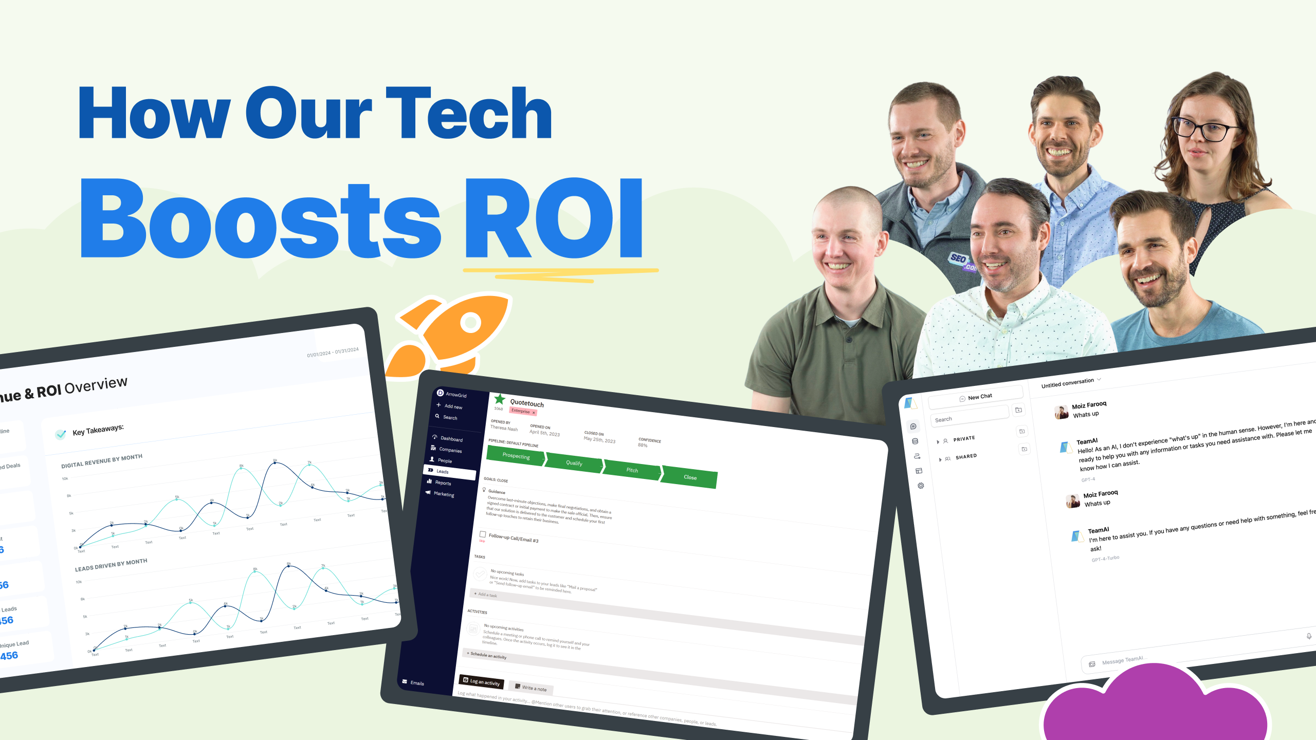 How our tech boosts ROI