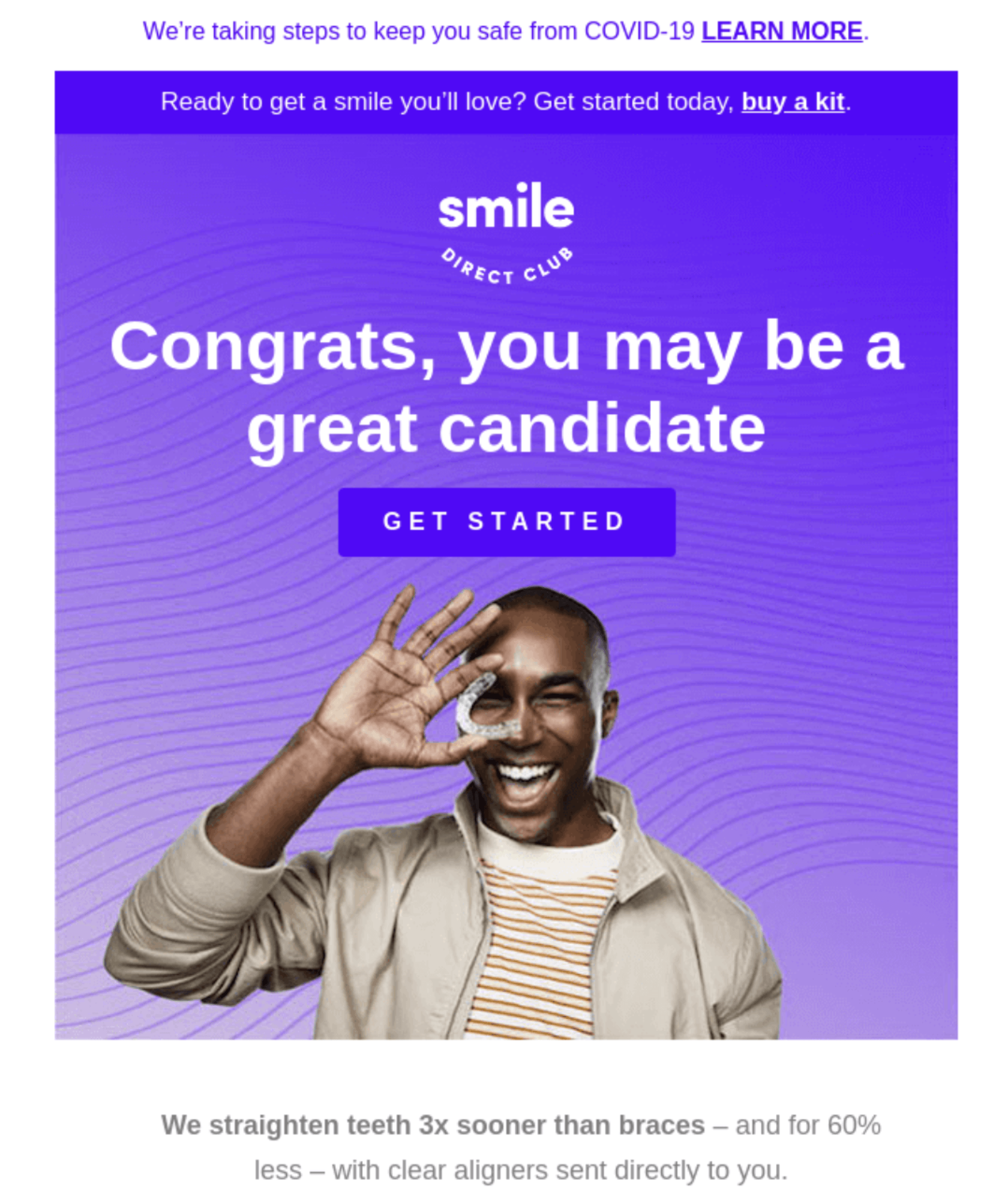 email marketing for dentists example