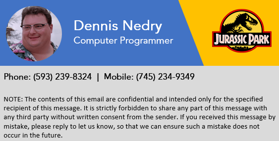 email signature 5