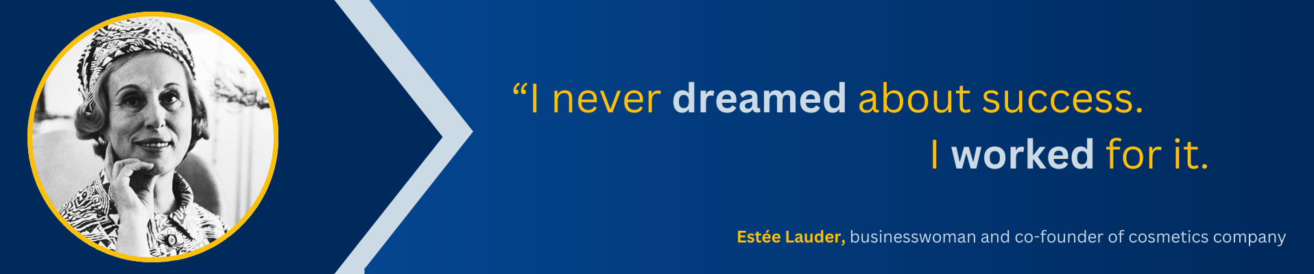 Estee Lauder Quotation