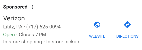 google maps ad