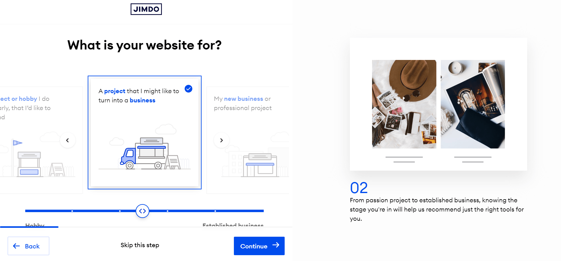 jimdo website builder