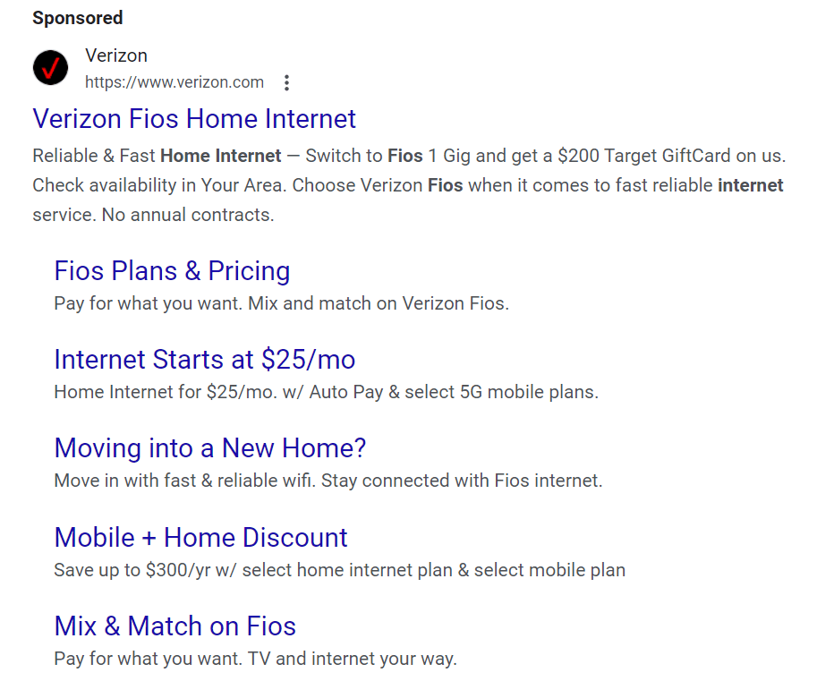 search ad