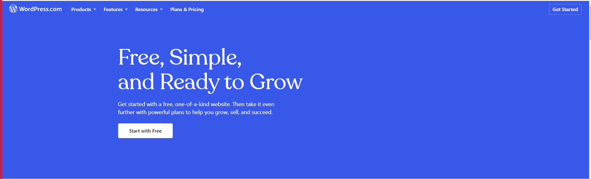 wordpress free cms