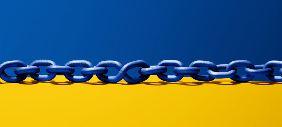 Chain sitting on a table