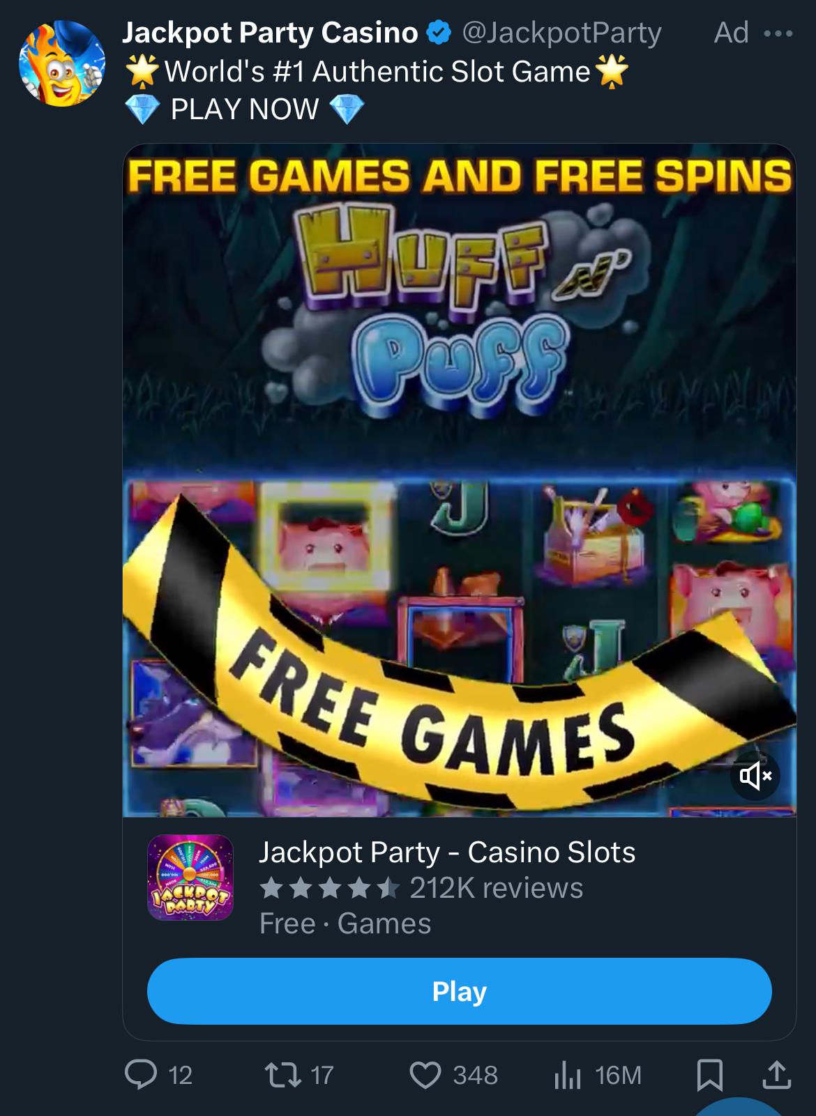 twitter app ad