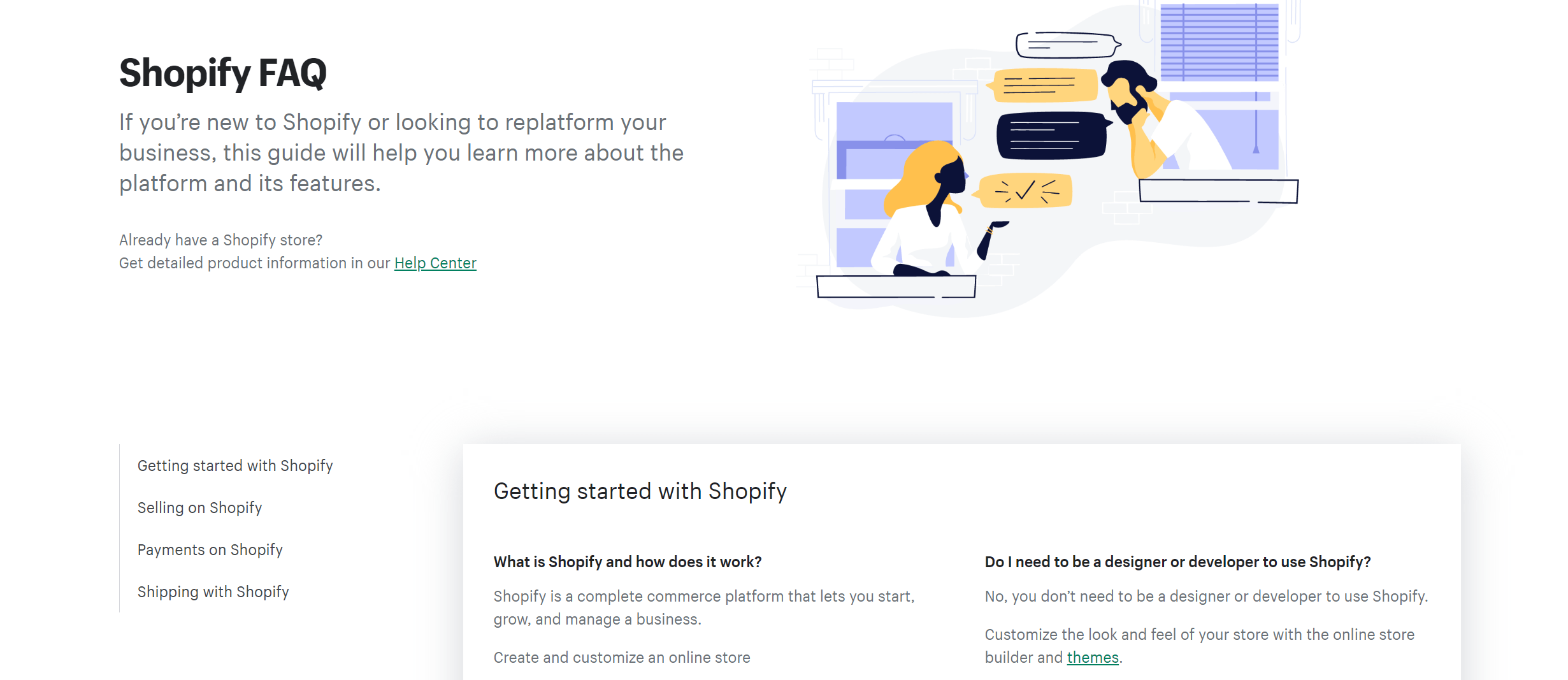 Screenshot of Spotify FAQ