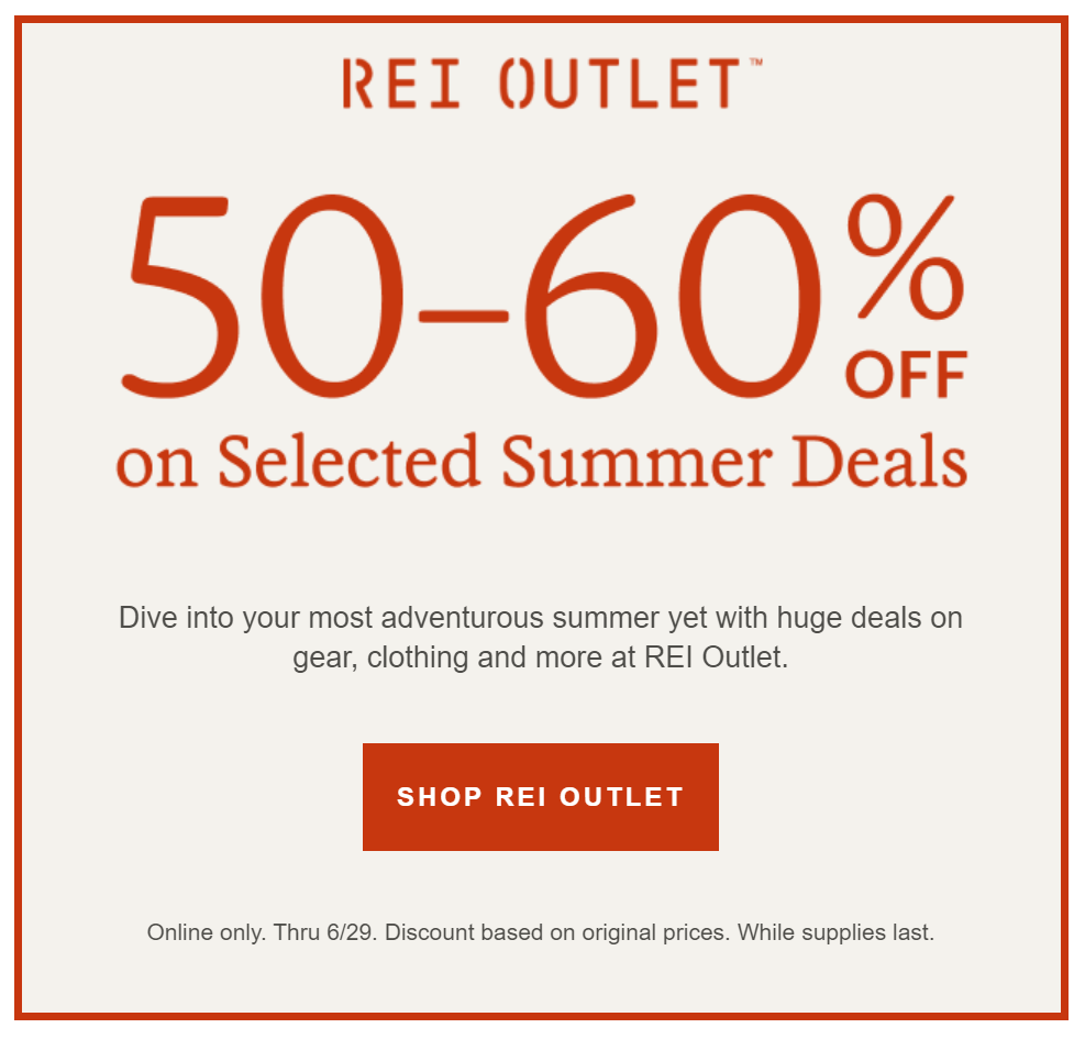 rei sale email