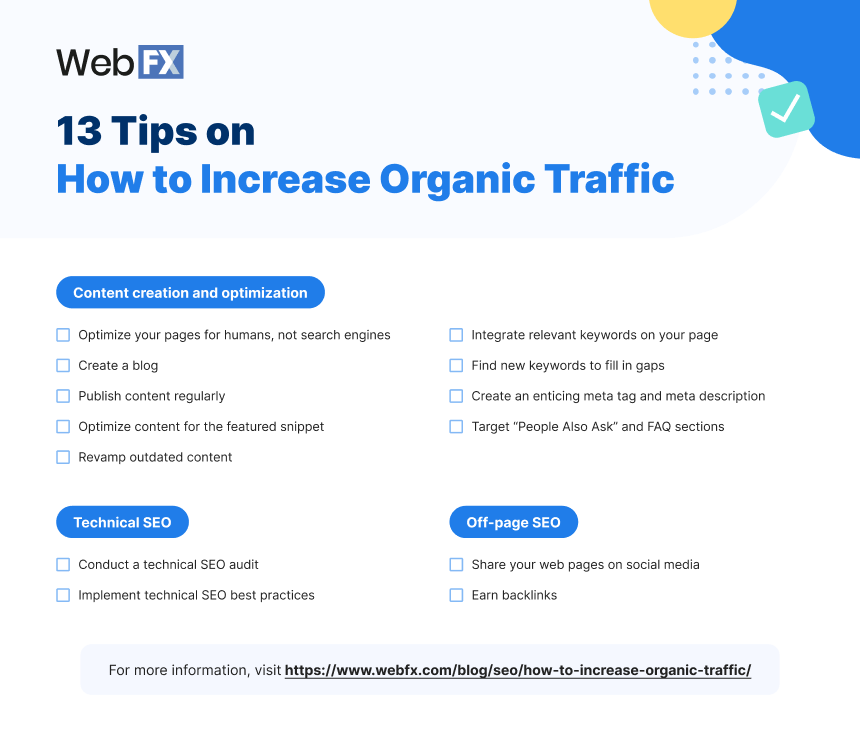 Tips on how to increase organic traffic
