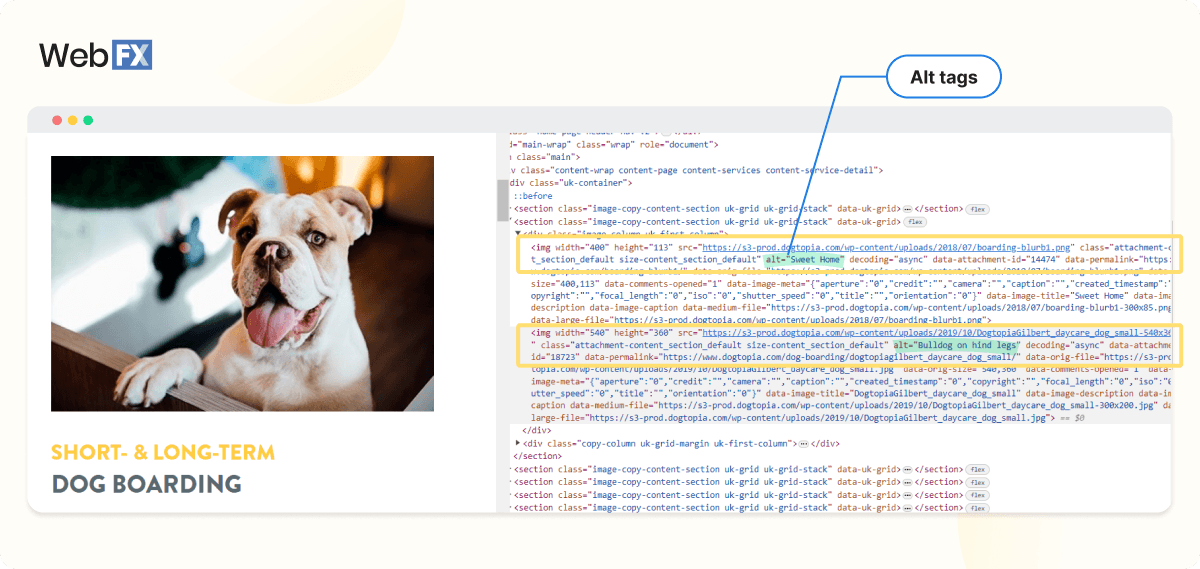 add alt tags to your images