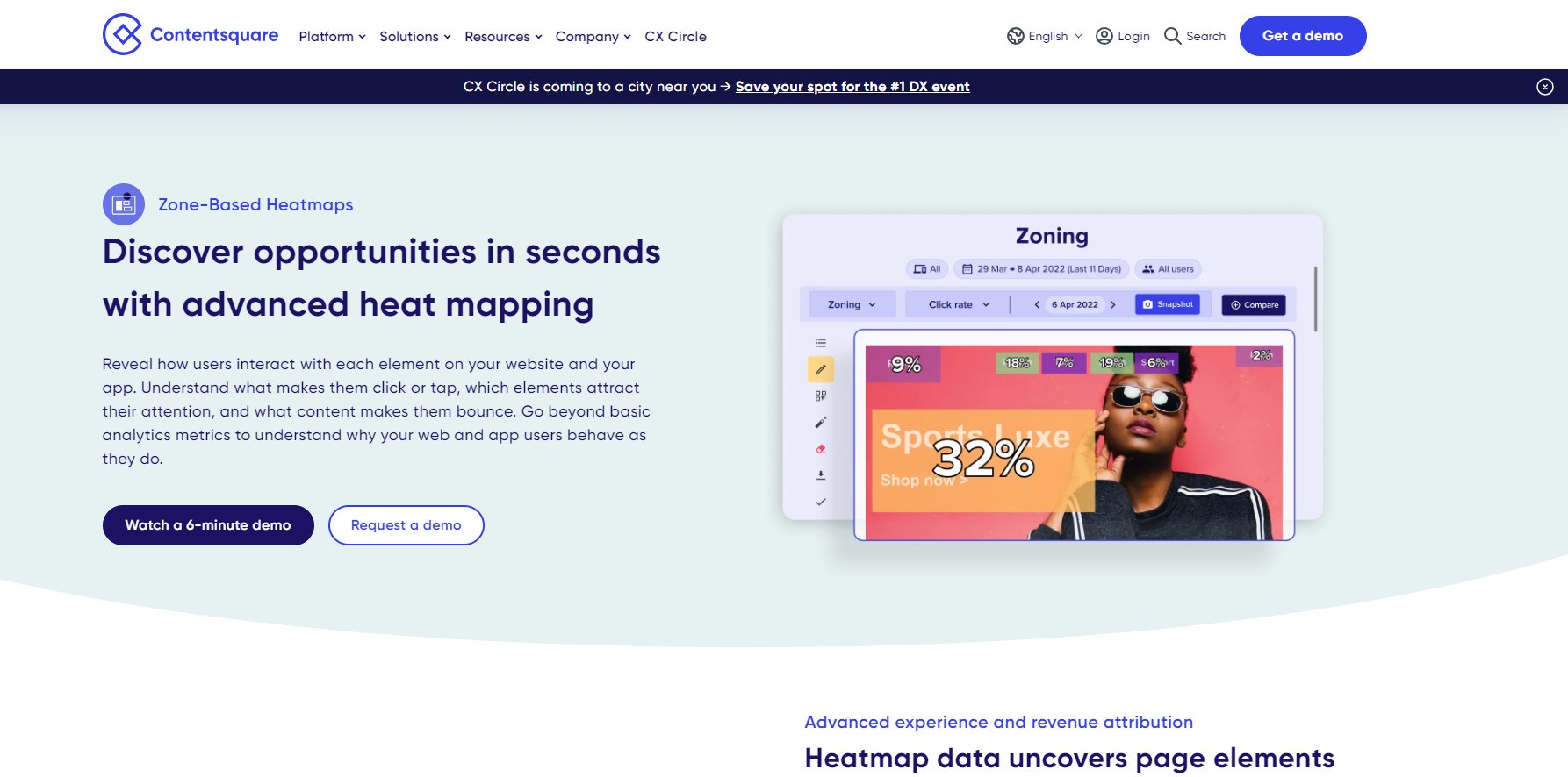 Content square homepage