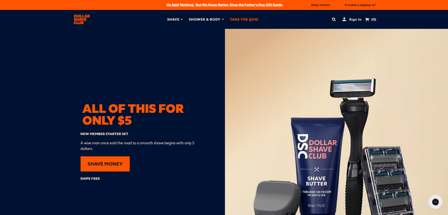 DollarShave challenger brand