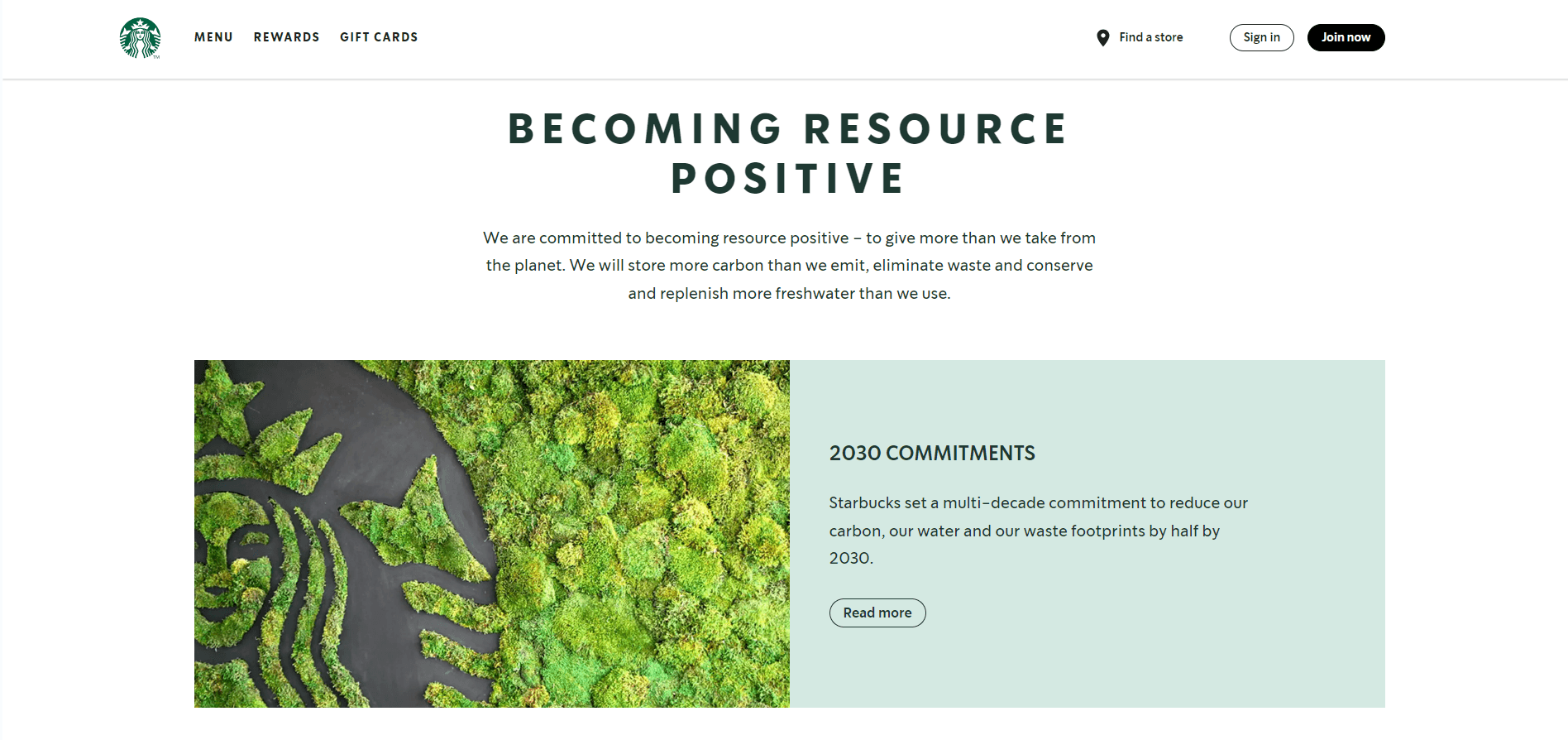 Starbucks sustainability