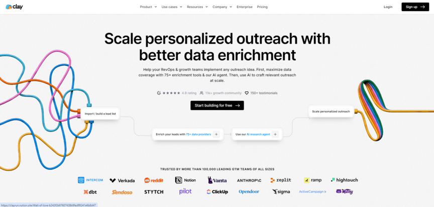 ai sales assistant clay