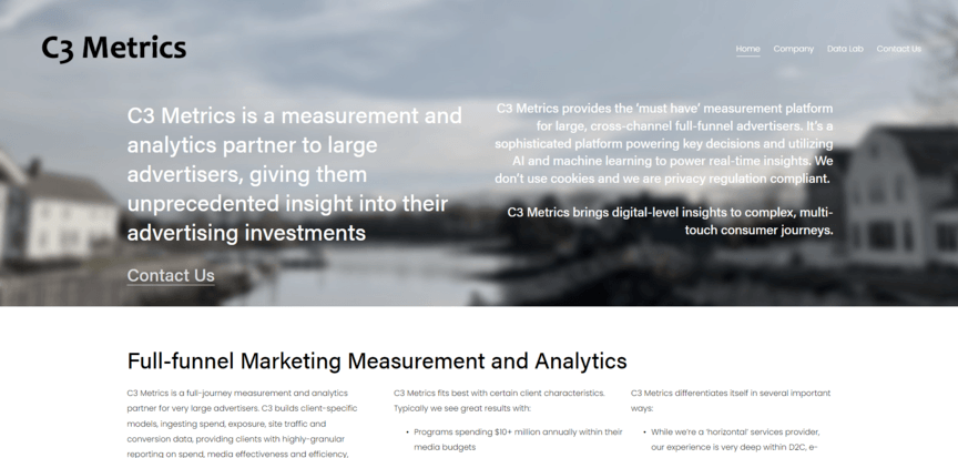 attribution tool c3 metrics