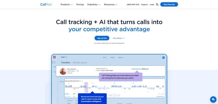 attribution tool callrail