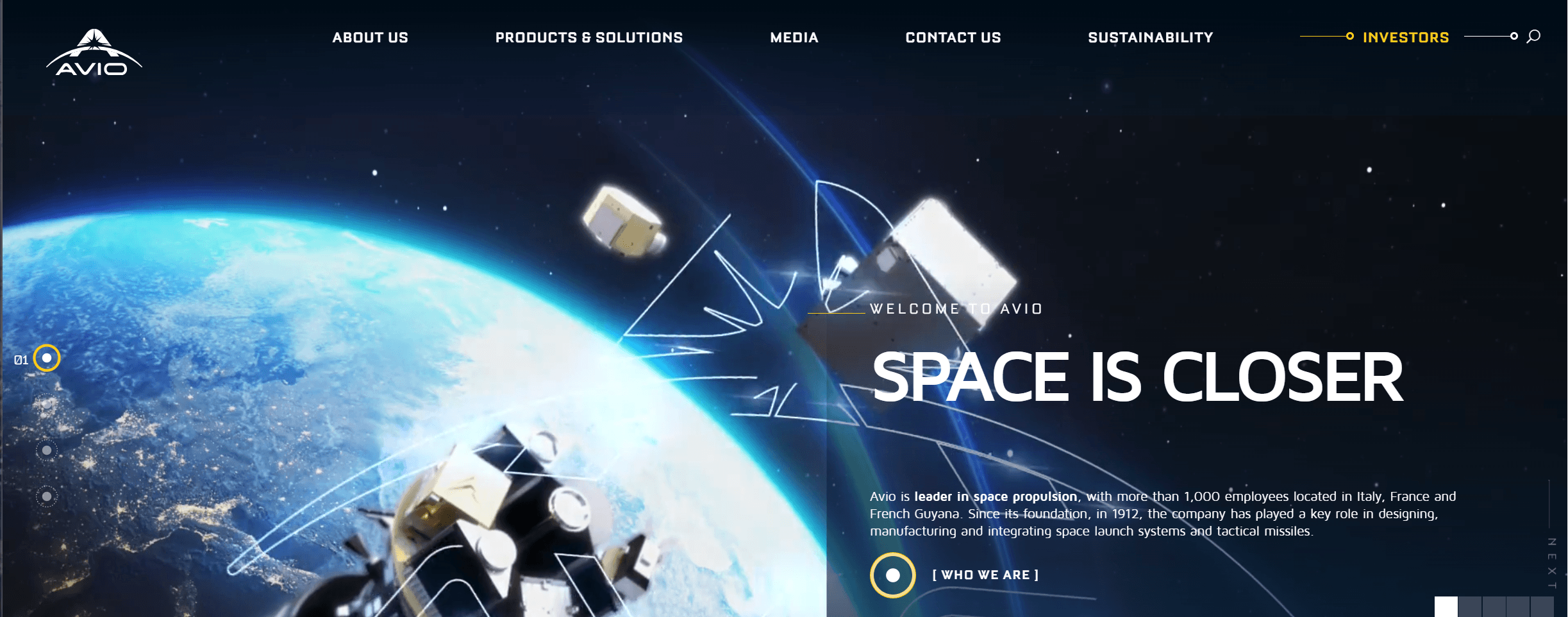 Homepage for Avio