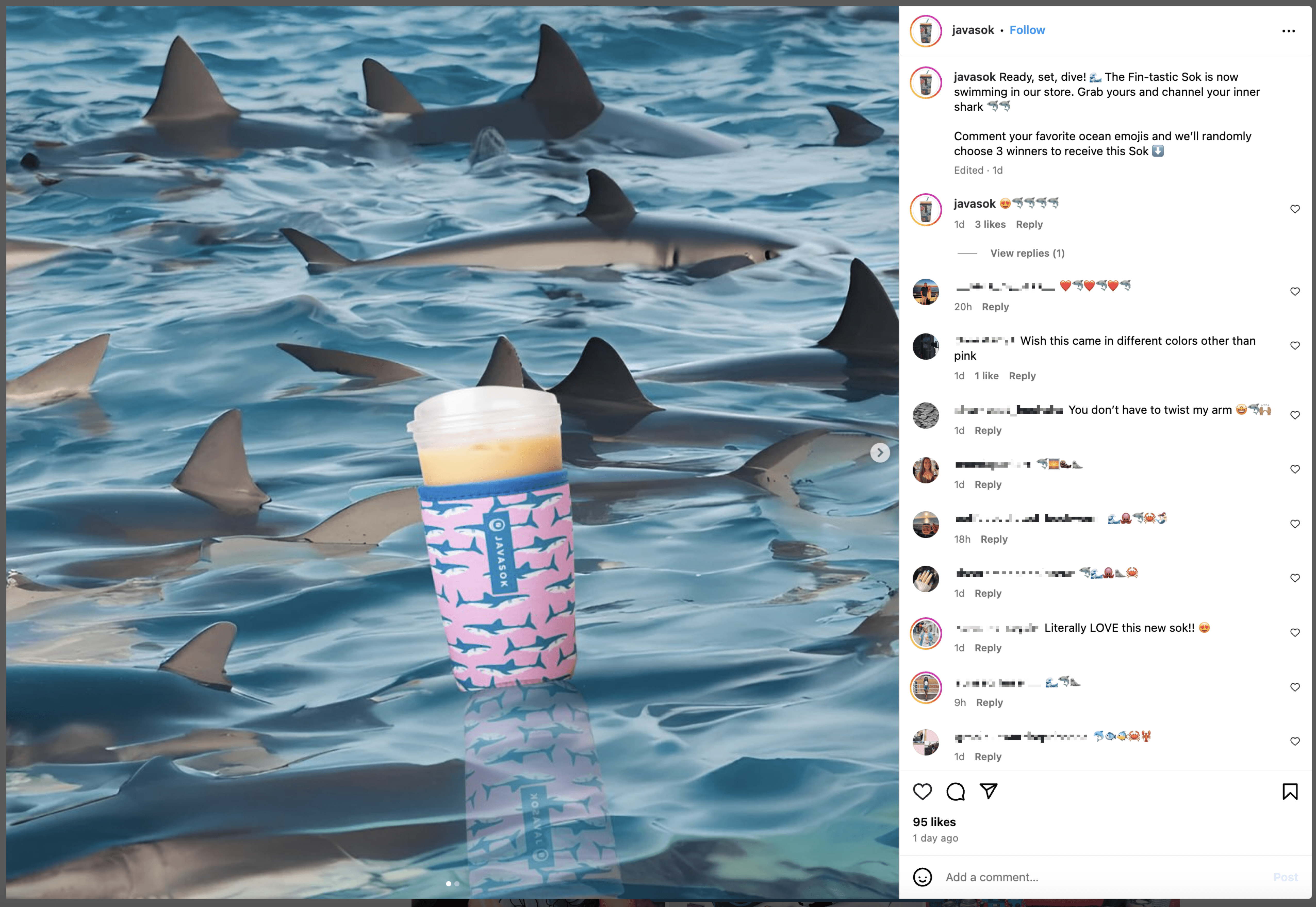 instagram post from javasok