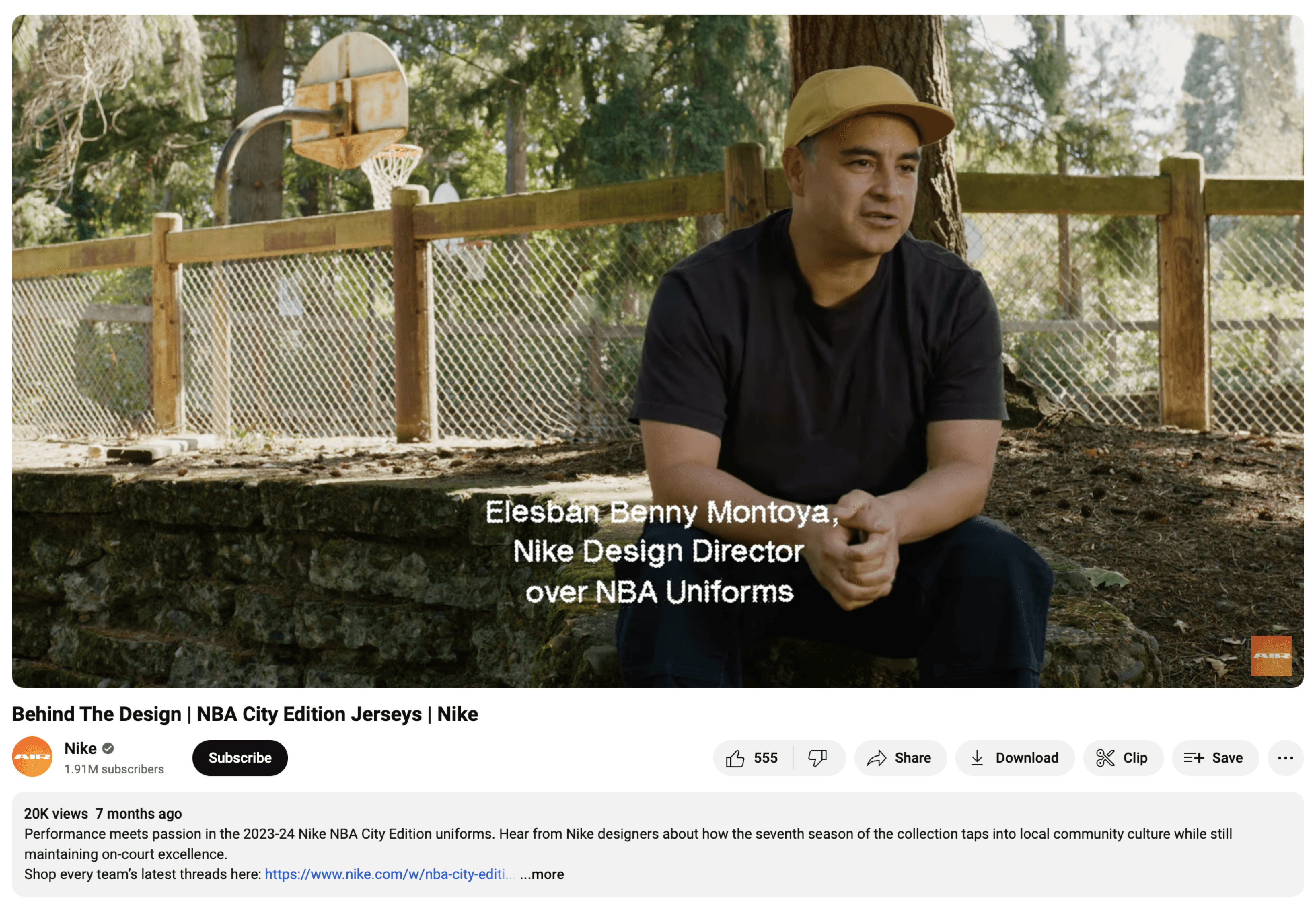 nike youtube video