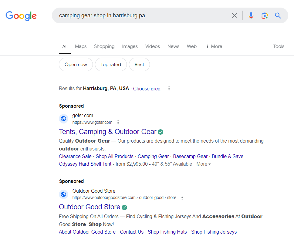 sample ppc ad