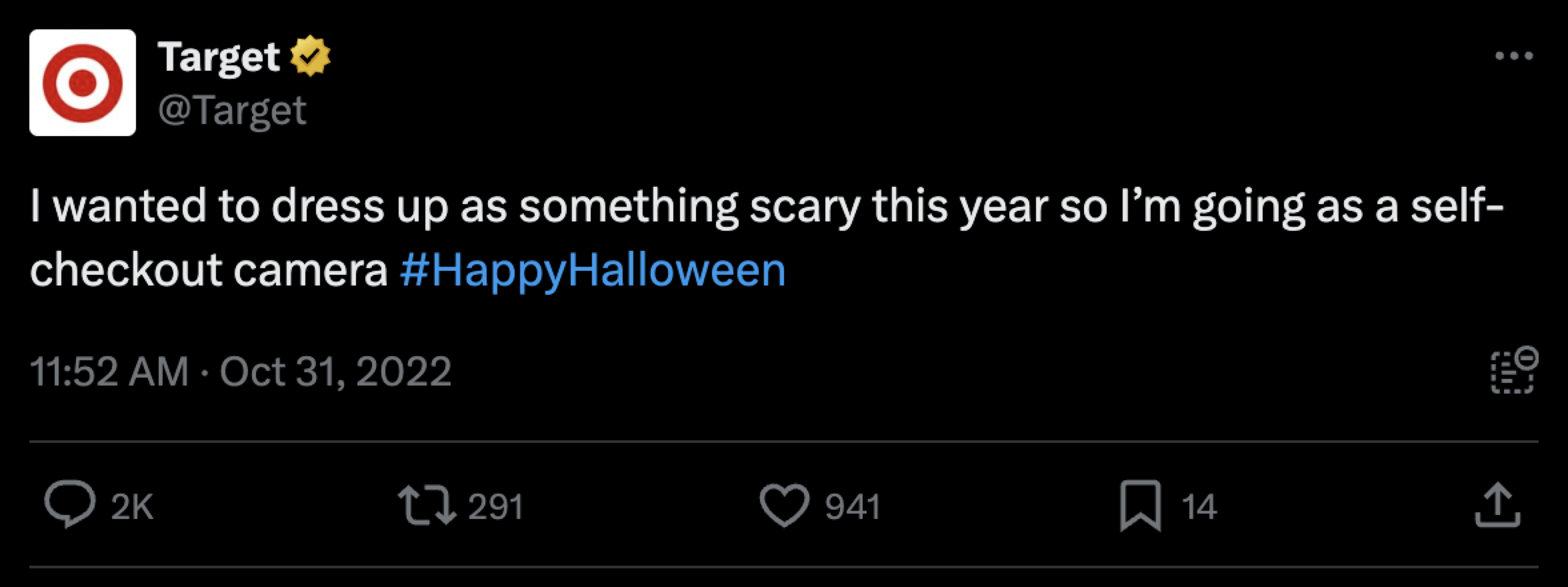 target x/twitter post