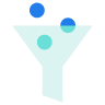 funnel green icon