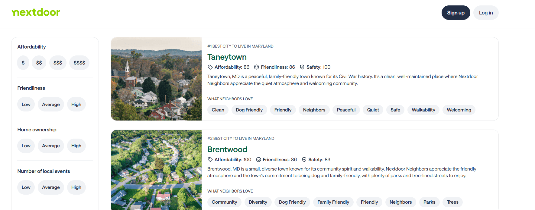 nextdoor screenshot