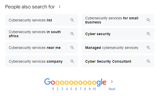 Related search terms