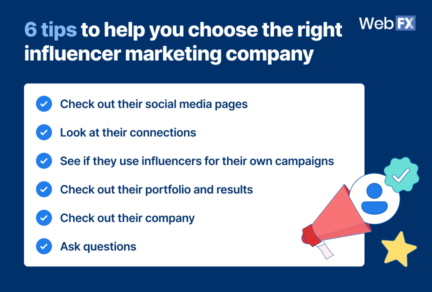 tips to choose an influencer marketing agency