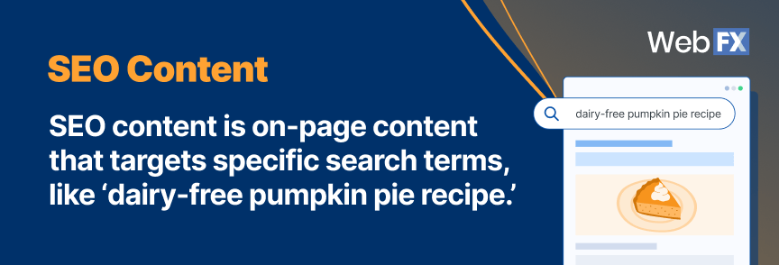 Definition of SEO content