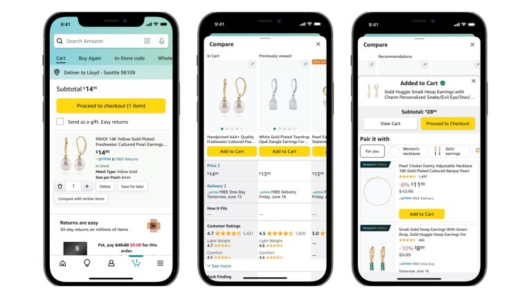 An image showing how Amazon shipping works as part of holiday shopping trends.