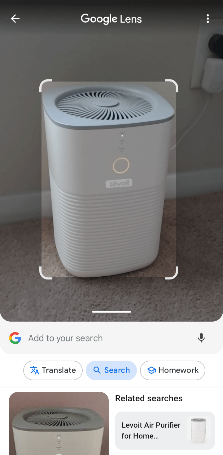 google lens walkthrough 4