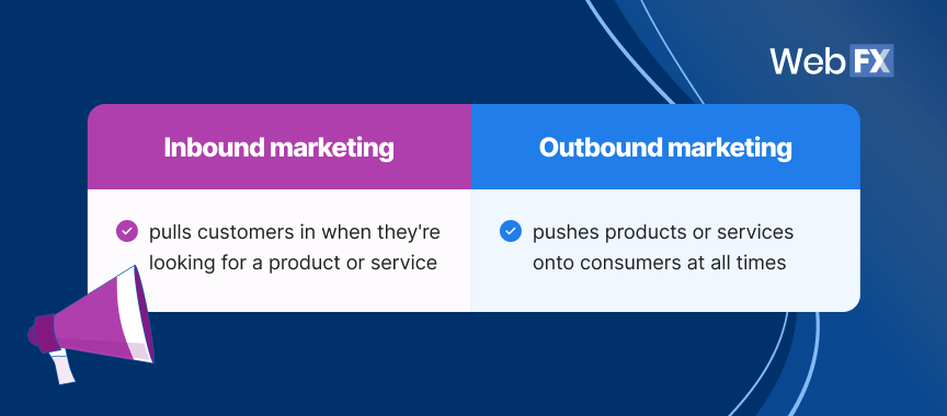 inbound vs. outbound marketing