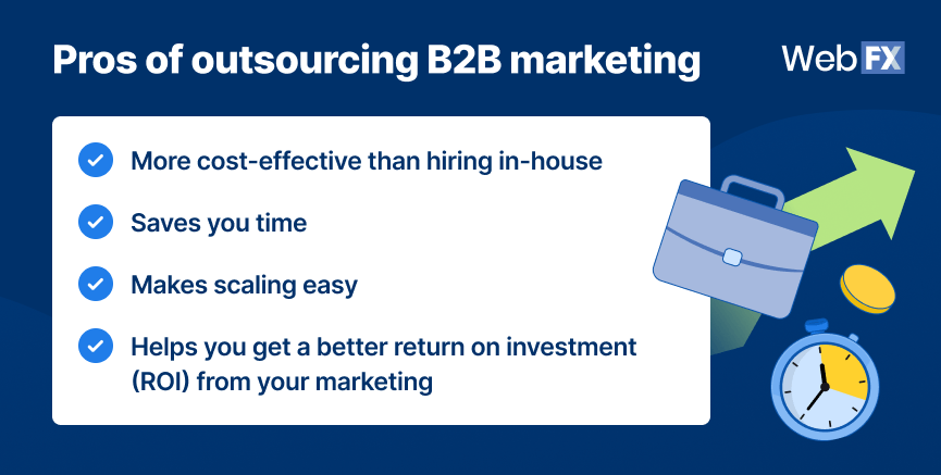 Pros of outsourcing b2b marketing