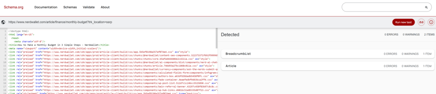 seo basics schema example