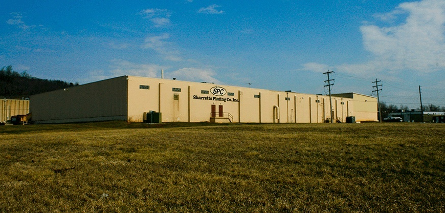 Sharretts Plating business building