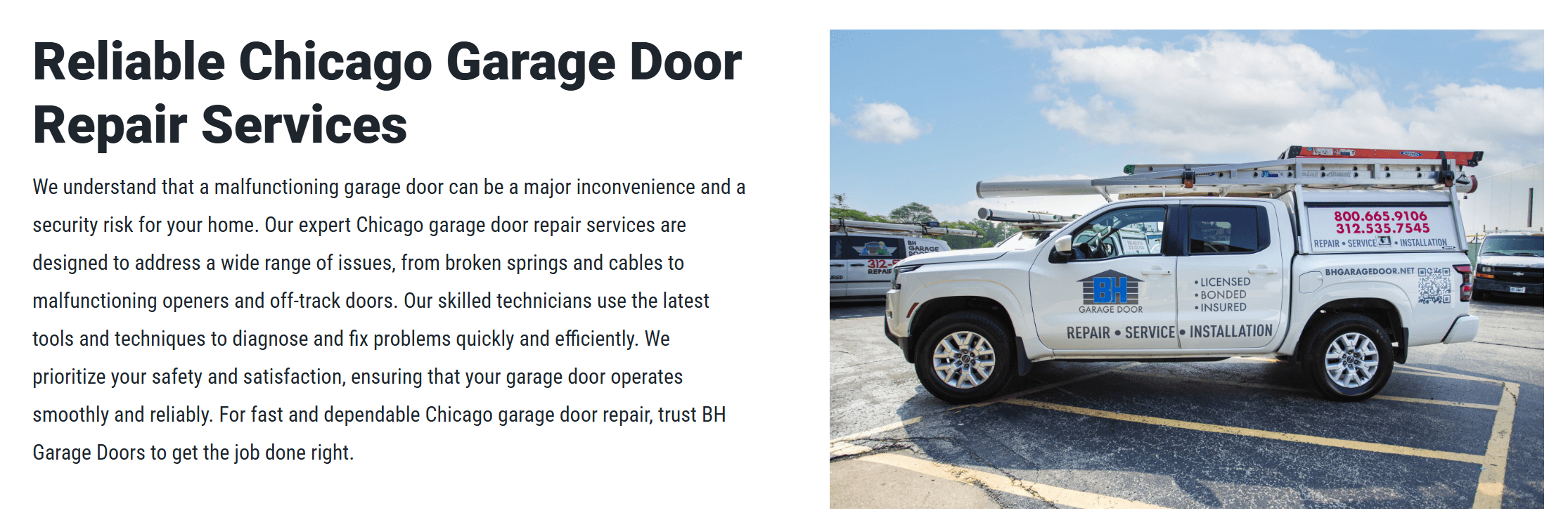 Garage door marketing idea for a content