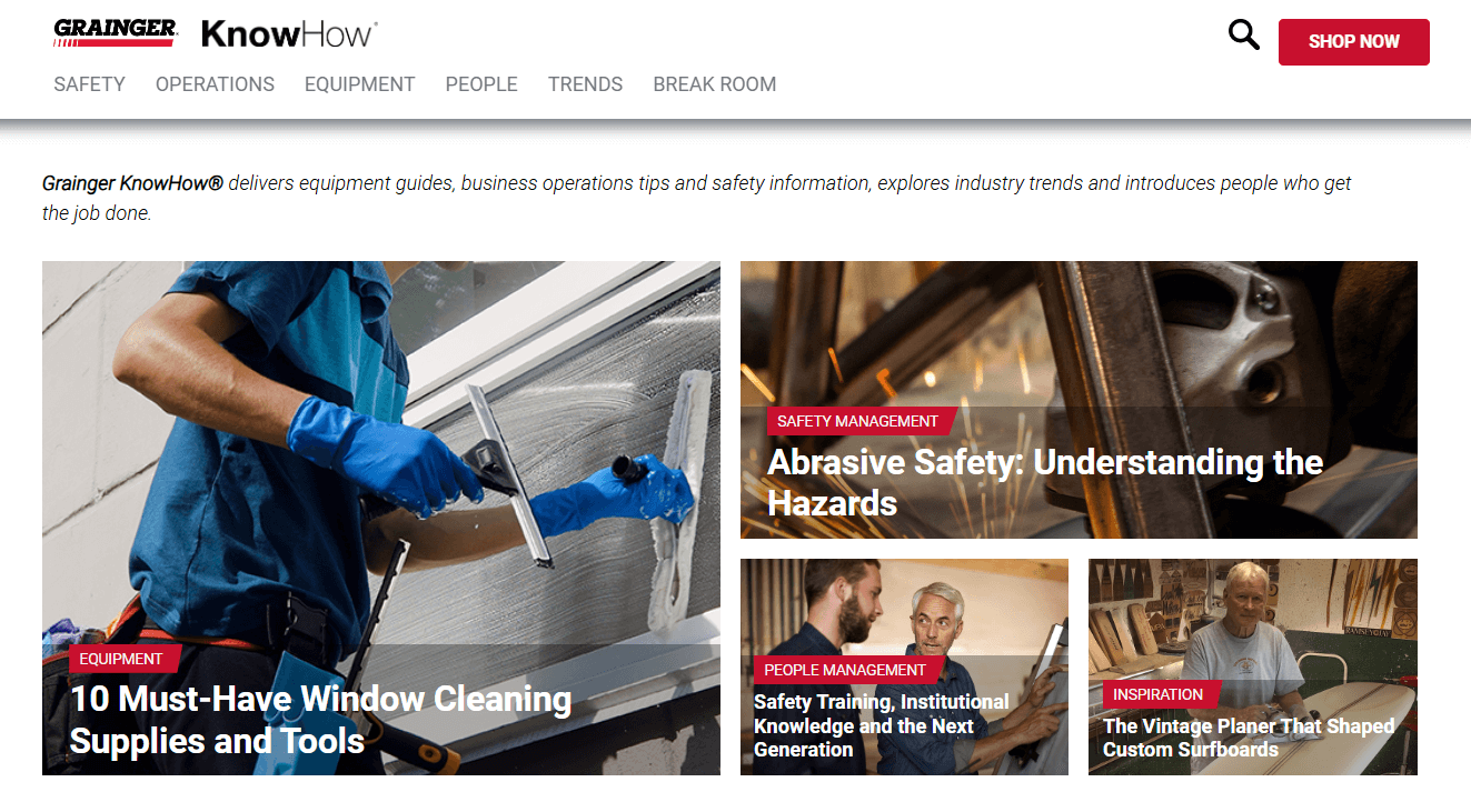 Active industrial website
