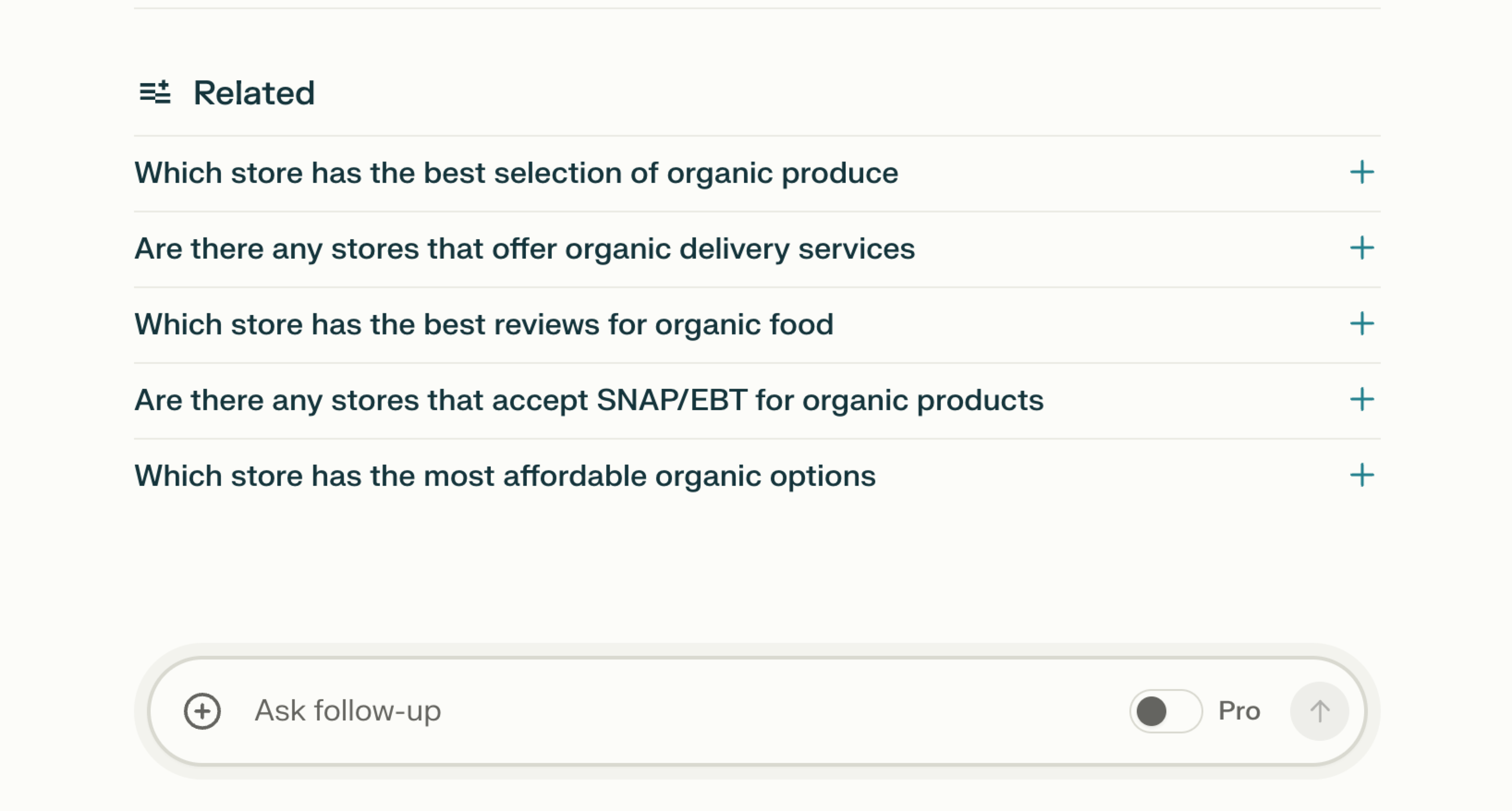 perplexity ad, sponsored followup questions