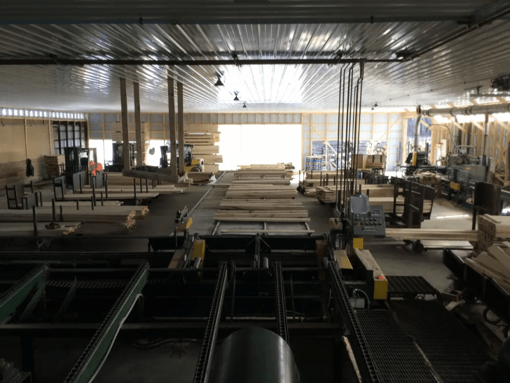 beiler sawmill operation