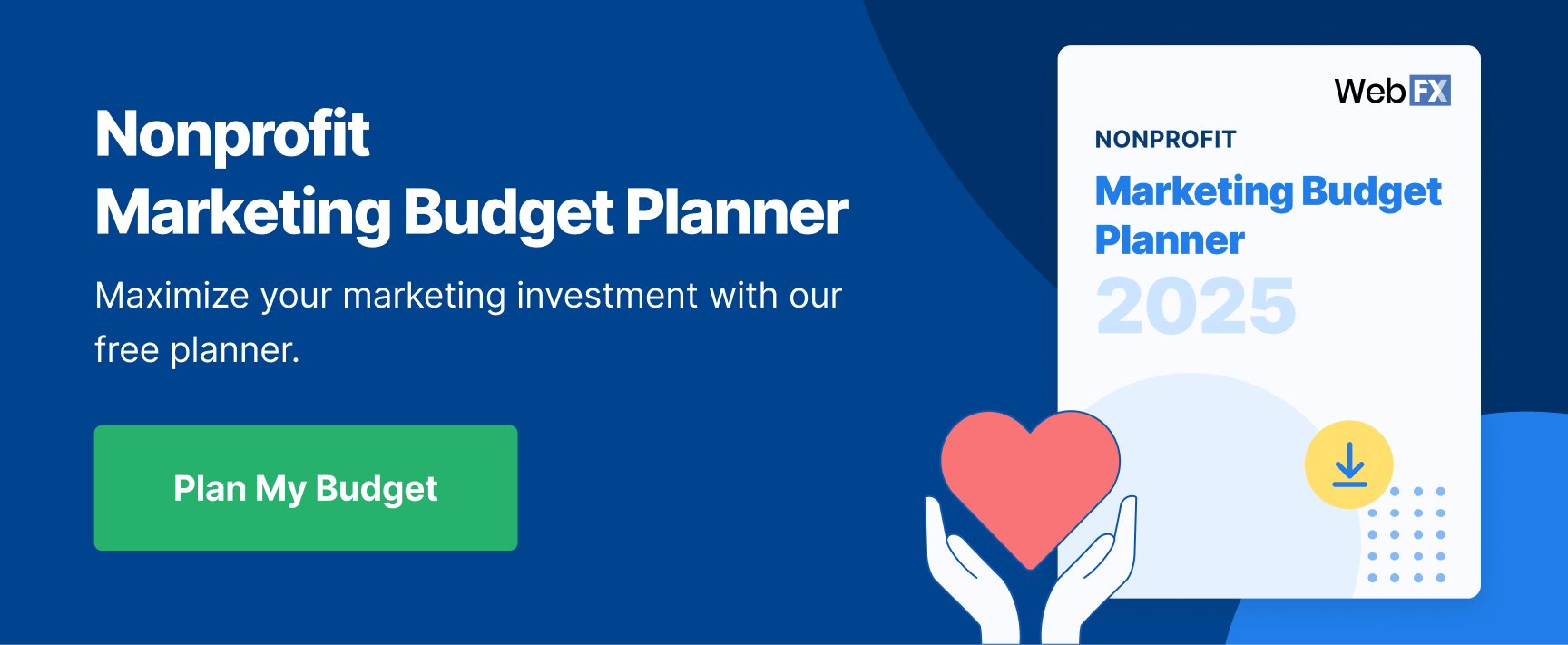 cta marketing budget planner nonprofit