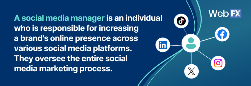 definition of what a social media manager is