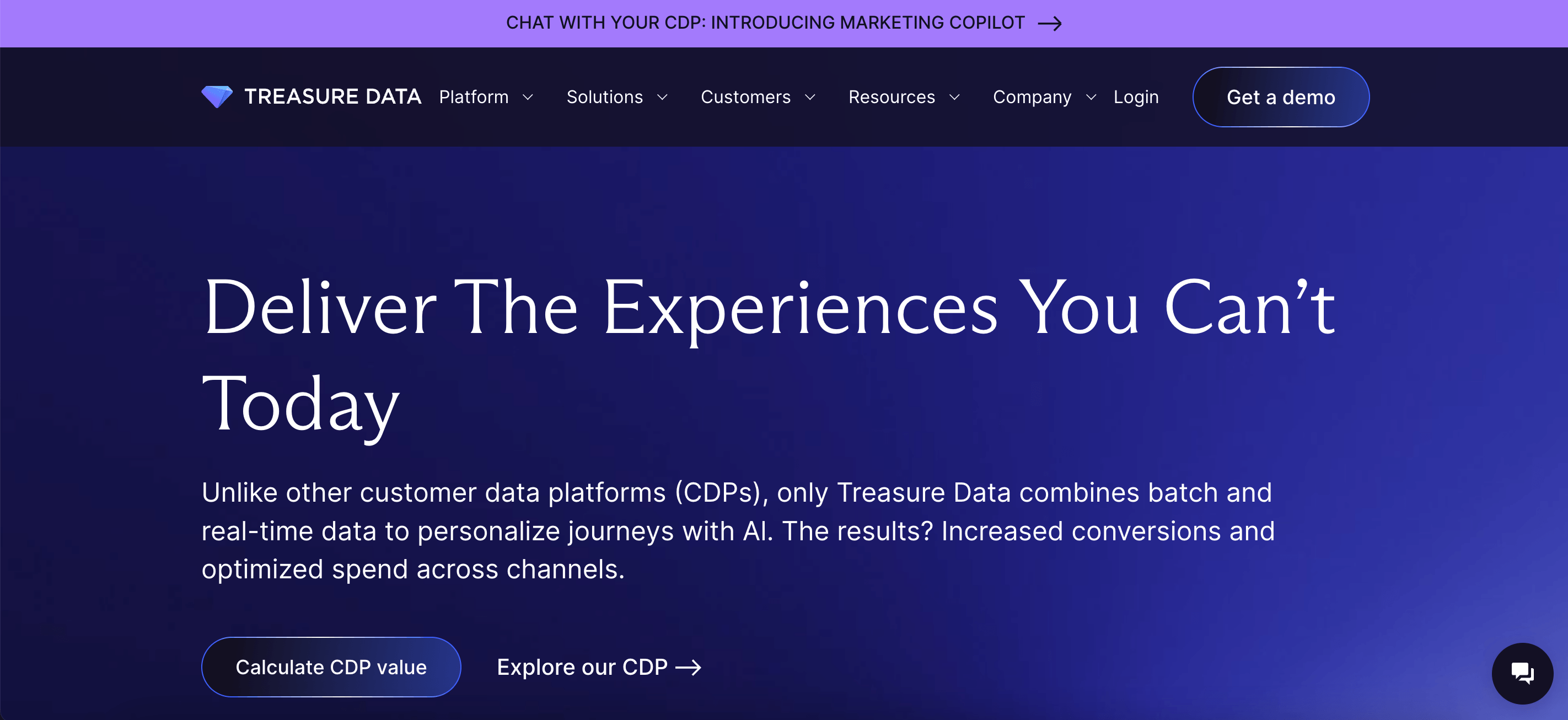 top cdp treasure data