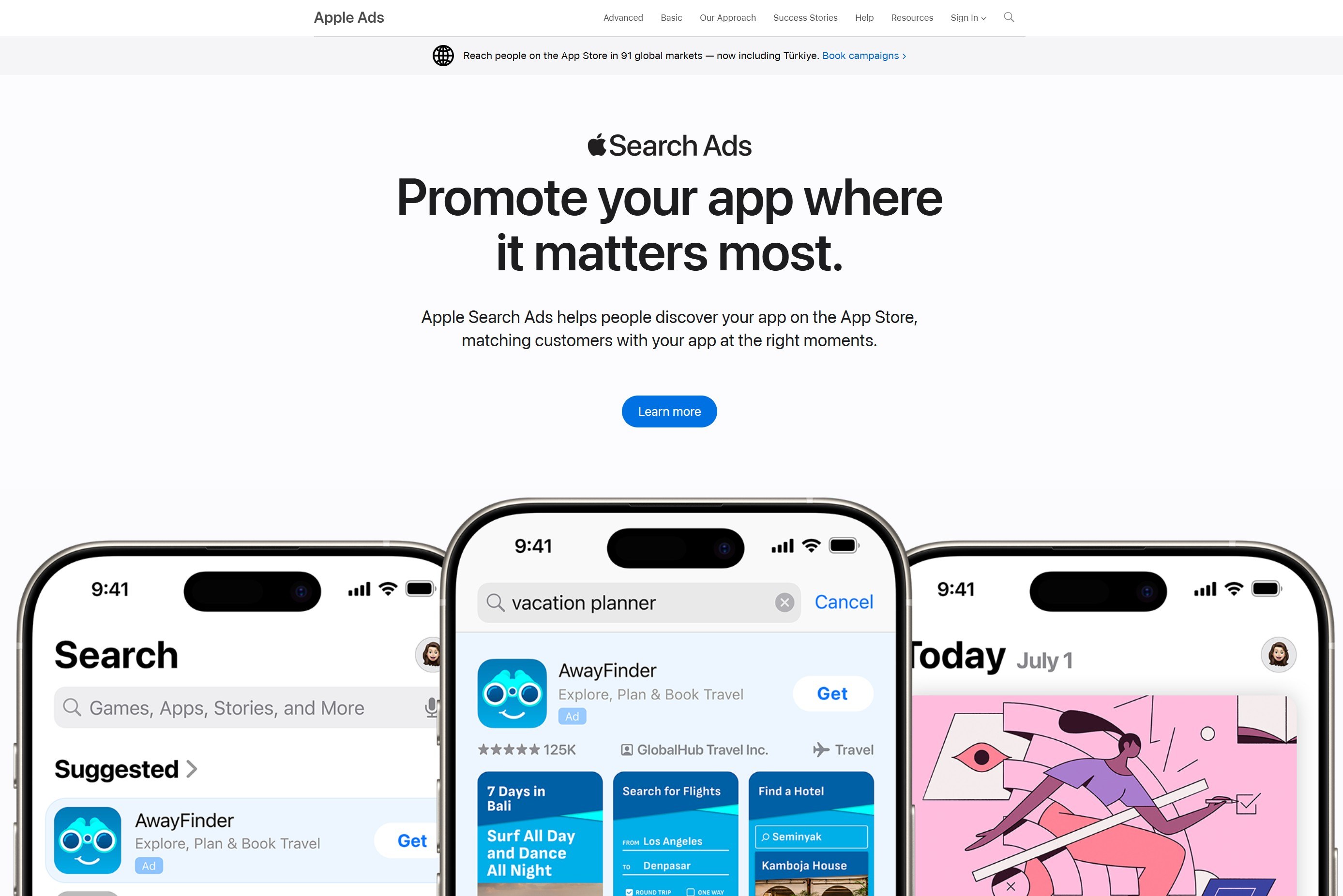 Apple Ads display adverts